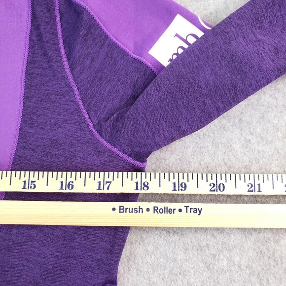 RM Running Man Pullover Womens Medium Purple Athletic Top Hot Chocolate 5K 15K - Picture 9 of 15